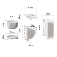 Verrou de sécurité classique pour armoire, pour la sécurité des enfants, pour portes doubles, fournisseur d'usine, verrou à goupille pour placard, vente en gros directe d'usine