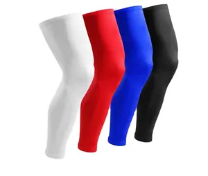 Compression Leg Sleeve Full Length Leg Sleeves Sports Cycling Leg Sleeves for Men Women, Running, Basketball