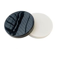 Capuchon en plastique blanc lisse sans nervures 89 mm 89-400, bouchon de bouteille, fermeture supérieure