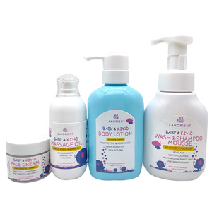 Sản phẩm tắm em bé chăm sóc da hữu cơ tự nhiên Kem dưỡng da em bé 3 trong 1 dầu gội và rửa Bộ chăm sóc da cho em bé - Product Image 6