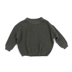 Vêtements tricotés pour bébés nouveau-nés, collection automne-hiver RTS Boutique, pulls et pulls à col rond pour enfants - Product Image 5