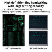 Tablette d'écriture LCD magnétique intelligente de 14,3 pouces, mise en évidence de l'écriture fine, cadeau de bureau professionnel, transfrontalier pour la personnalisation