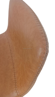 Chaise de bar de style italien de luxe en cuir PU, tabouret de comptoir haut, chaise de salle à manger extérieure imperméable pour mobilier d'hôtel