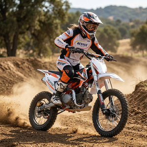 Nueva Motocicleta HOUBANG Naranja de 125CC, 4 Tiempos, a Gasolina, de Alto Rendimiento, para Carretera y Aventura al Aire Libre, con Capacidad de Carga de 100 kg - Product Image 3