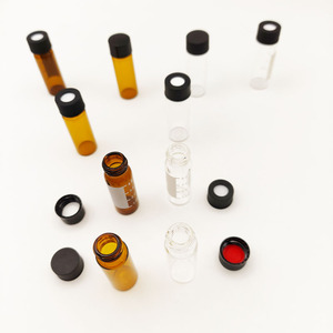 ขวดแก้วสีเหลืองอำพันขนาด 2 มล. สำหรับ HPLC พร้อมฝาเกลียวแบบใช้ซ้ำได้สำหรับใช้ในห้องปฏิบัติการ - Product Image 1