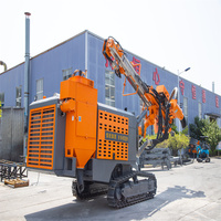 Plate-forme de forage de la surface DTH d'exploitation avec la plate-forme de forage hydraulique de compresseur d'air