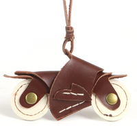 Mode cuir moto porte-clés rétro bricolage sac accessoire pour hommes usage quotidien cadeau