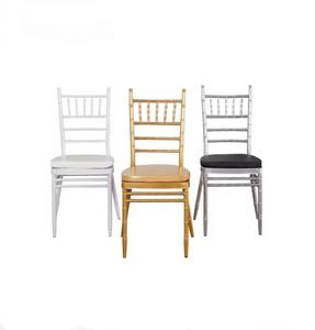 P Hotel <b>Chairs</b> <b>Metal</b> Stackable Banquet <b>Dining</b> <b>Chair</b> for Events and Wedding Party Use golden <b>chair</b> - Product Image 2