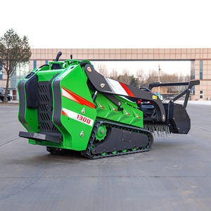 Broyeur forestier, mini-chargeur compact, mini-chargeur sur chenilles avec accessoire de broyeur - Product Image 2