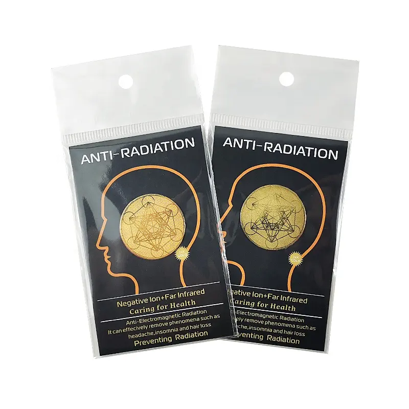 Hoonni EMR adesivi Chip Terahertz Anti-radiazioni telefono originale protezione EMF scudo quantistico 24K adesivo Anti radiazioni