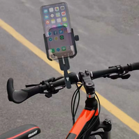 Support universel pour téléphone portable sur vélo, support de fixation durable et sécurisé pour guidon de vélo, support de navigation pour téléphone portable