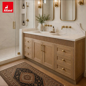 Meuble-lavabo de luxe Alland Master avec miroir LED pour salle de bain d'hôtel 2026 - Product Image 5