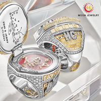 Bague de championnat personnalisée, bague de championnat de football américain, bague de récompense d'équipe personnalisée, bague de championnat de hockey sur glace personnalisée