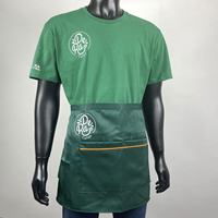 Uniforme de serveur/serveuse Burger King personnalisé/OEM, polo en coton imprimé à l'écran, uniformes de restaurant, hôtel, cuisine, chef, bar