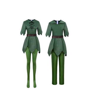 Disfraz de Elfo Verde para Halloween, Traje de Cosplay para Hombres y Mujeres Adultos, Inspirado en <span class=keywords><strong>Peter</strong></span> <span class=keywords><strong>Pan</strong></span>, TV y Cine - Product Image 1