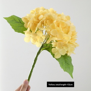 Factory wholesale <b>artificial</b> <b>hydrangea</b> 6-fork fake <b>hydrangea</b> wedding and birthday party decorations look real fake flowers - Product Image 6