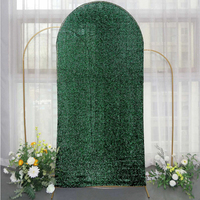 Housse en tissu lisse pour arche de 1,83 m (6 pieds) x 0,79 m, résistante aux plis, pour la décoration de scène d'accueil de mariage ou de banquet