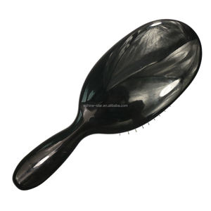 Cepillo de pelo ovalado con cerdas de acero, cepillo de paleta para cuero cabelludo antiestático y masajeador - Product Image 4