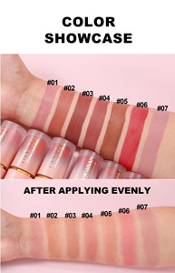 Blush Cosmetico All'Ingrosso, Fard Opaco - Facile <span class=keywords><strong>da</strong></span> Applicare in Tonalità Rosso/Rosa/Marrone/Arancione per Pelle Grassa/Secca - Product Image 2