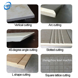 Marché des matériaux de pierre deux têtes <span class=keywords><strong>eau</strong></span> Hydrajet <span class=keywords><strong>carrelage</strong></span> marbre 45 degrés chanfrein coupe semi-circulaire bord Arc polonais <span class=keywords><strong>Machine</strong></span> - Product Image 6