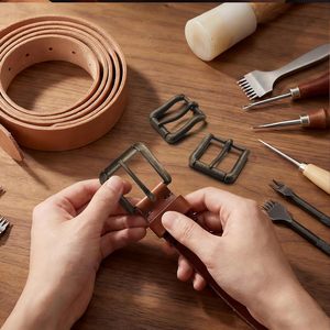 Boucles de ceinture pour hommes et femmes, en laiton antique massif, boucle à rouleau en métal, boucle de remplacement carrée classique antique pour ceintures - Product Image 4