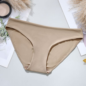 Venta al por mayor de fábrica: Ropa interior de bikini fina de cintura media, antibacteriana, transpirable, sin costuras, de punto, para mujer, talla grande 5XL, para uso diario. - Product Image 6