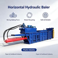 Presse à balles horizontale hydraulique rapide 80T pour papier usagé, carton et cartonnette - Prix compétitifs
