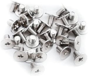 Clous à visser en argent à tête ronde avec anneau de traction, accessoire DIY pour le cuir, les vêtements, les sacs, les chapeaux et les ceintures - Product Image 5