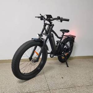 Bicicleta de Montaña con Batería de Litio de 17.5Ah/48v, Bicicleta Eléctrica con Neumáticos Gruesos de 26 * 4.0, Suspensión Completa, Hidráulica, Rápida V1 V1 - Product Image 5