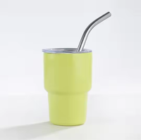 MR.R Mini-gobelet isotherme en acier inoxydable 3 oz, verre à shot à double paroi, impression par transfert thermique