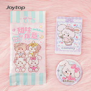 Joytop 500861 gros bricolage artisanat Goo carte autocollants badge ensemble fille dessin animé kawaii mignon autocollant stationnaire - Product Image 5