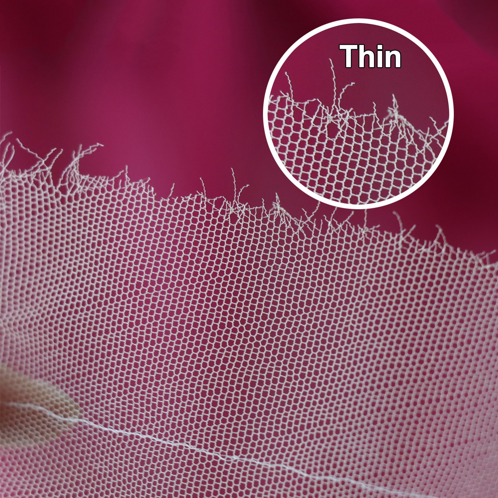 Feines Schweizer Spitzennetz – 1 Yard Für Perückenkappen & Lace-Frontals – Mehrfarbig