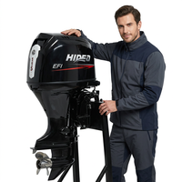 Moteur hors-bord portable 4 temps 115 CV avec télécommande, démarrage électrique, arbre long/court pour bateaux de pêche commerciaux