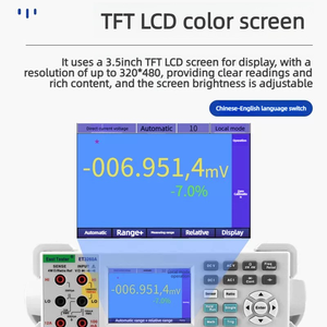 Multímetro Digital de Alta Precisión East Tester ET3240/ET3260A, Multímetro de Escritorio Multifuncional con Pantalla a Color - Product Image 3