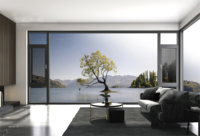 Ventana de Proyecto de Casa de Villa personalizada, ventana aislada de rotura de puente térmico, ventanas de apertura exterior/interior con marco de aluminio insonorizado