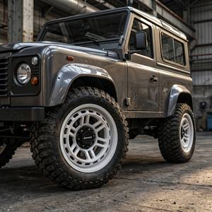 Jantes tout-terrain en aluminium forgé SRD 15-20 pouces pour voiture 6x139.7, jantes multi-rayons Beadlock blanches pour Jeep Wrangler Toyota Land Cruiser - Product Image 2