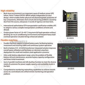 Vertiv liebert exs pro באיכות גבוהה 3 פאזי 30kva 40kva 60kva 80kva עבור מרכזי נתונים - Product Image 3