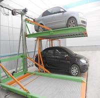Stacker de voiture simple à 2 poteaux Valet Parking Stockage de voiture hydraulique Système de levage de stationnement Parking vertical