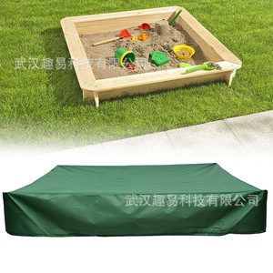 Bâche de protection solaire et imperméable QY pour bac à sable extérieur en tissu Oxford 120x120cm 150x150cm 180x180cm 200x200cm - Product Image 1