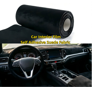 Vinilo Autoadhesivo de Microfibra Suave para Interiores de Auto, Tipo Gamuza - Product Image 1
