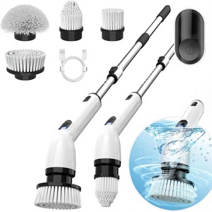 Electric Spin Scrubber 2000mAh 300RPM with Adjustable Angle Head Mold Removal Cleaning <b>Brush</b> Set for <b>Shower</b> Glass and Bathtub - Product Image 1