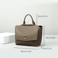 Nouvelle Saison 2026 – Sacs à Main Élégants et Minimalistes pour Femmes, en Cuir Végétalien PU Souple, Grande Capacité, avec Ferrures Dorées, Idéaux pour les Trajets Quotidien