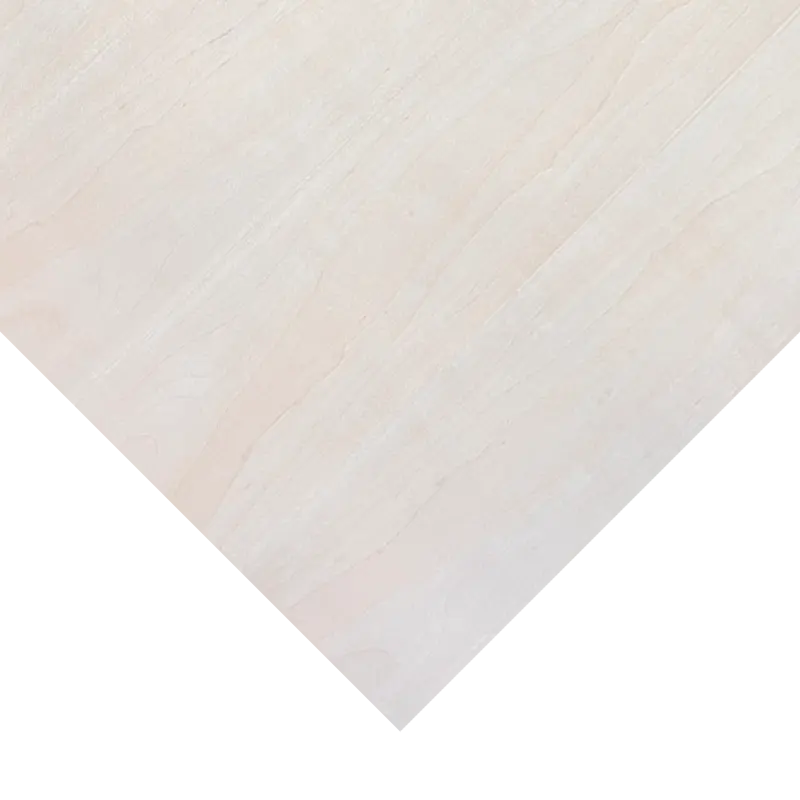 Board Manufacturer pre-finished edge banding types 1/4 prefinished maple plywood with high quality