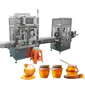 Automatic Honey Filling Machine Engine Oil Case Bottle Liquid Filling Machine With Ceramic Pump