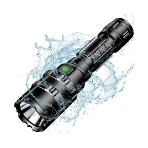 High Power Hunting Camping Compact LED Flashlight <b>USB</b> Rechargeable Waterproof Remote Pressure <b>Switch</b> and Color Filters - Product Image 1
