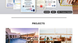 Ensemble de chaise de jardin et table en bois de polystyrène en Textilène imperméable moderne - Product Image 6