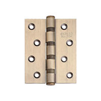 Charnière à mortaise en laiton antique moderne en acier massif coin carré roulement à billes uni pour porte en bois prix d'usine