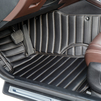 Autobo ----- Alfombrillas de Cuero de Carbono, Juego Completo de Alfombrillas de Diamante para Toyota Prius Versa Qashqai A1 GT 86