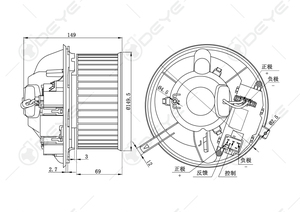 1K2820015 1K2820015A Resistencia del Ventilador del Motor del Calefactor del Automóvil, Unidad de Control del Módulo del Ventilador de Aire Acondicionado de 12 V CC para AUDI A3/Q3/TT VW GOLF/PASSAT - Product Image 4