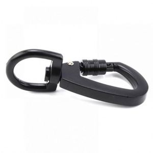 Custom LOGO Heavy Duty Dog Leash Harness Locking Carabiner <b>Clip</b> with Swivel Ring for Securing Pets - Product Image 3